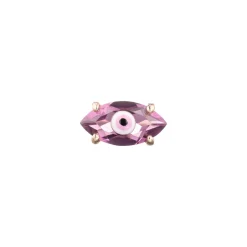 Amethyst Fortuneye Stud