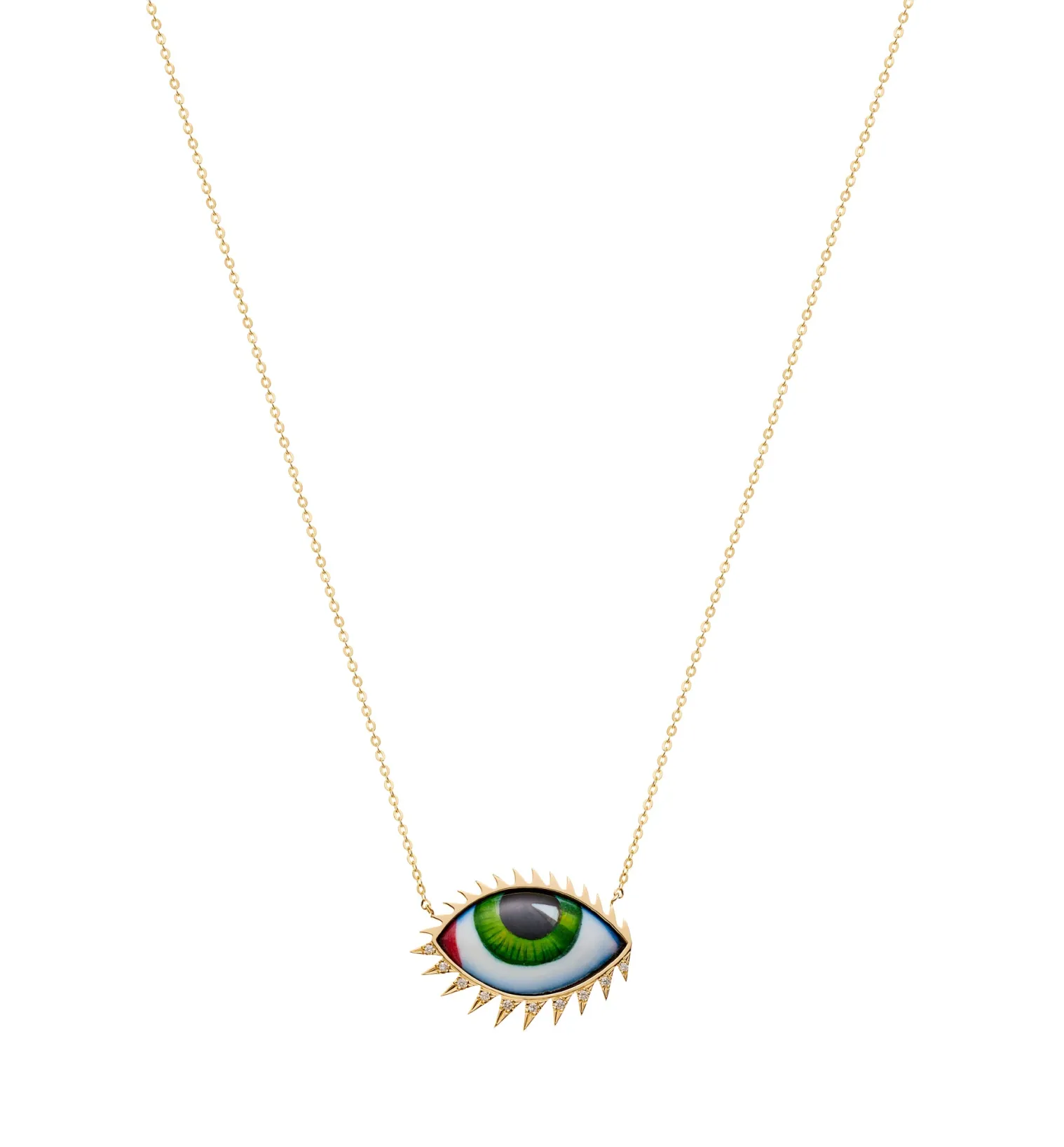 Apollo 13 Grand Vert Diamond Necklace