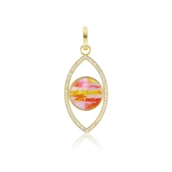 Art Passion Vertical Eye Charm