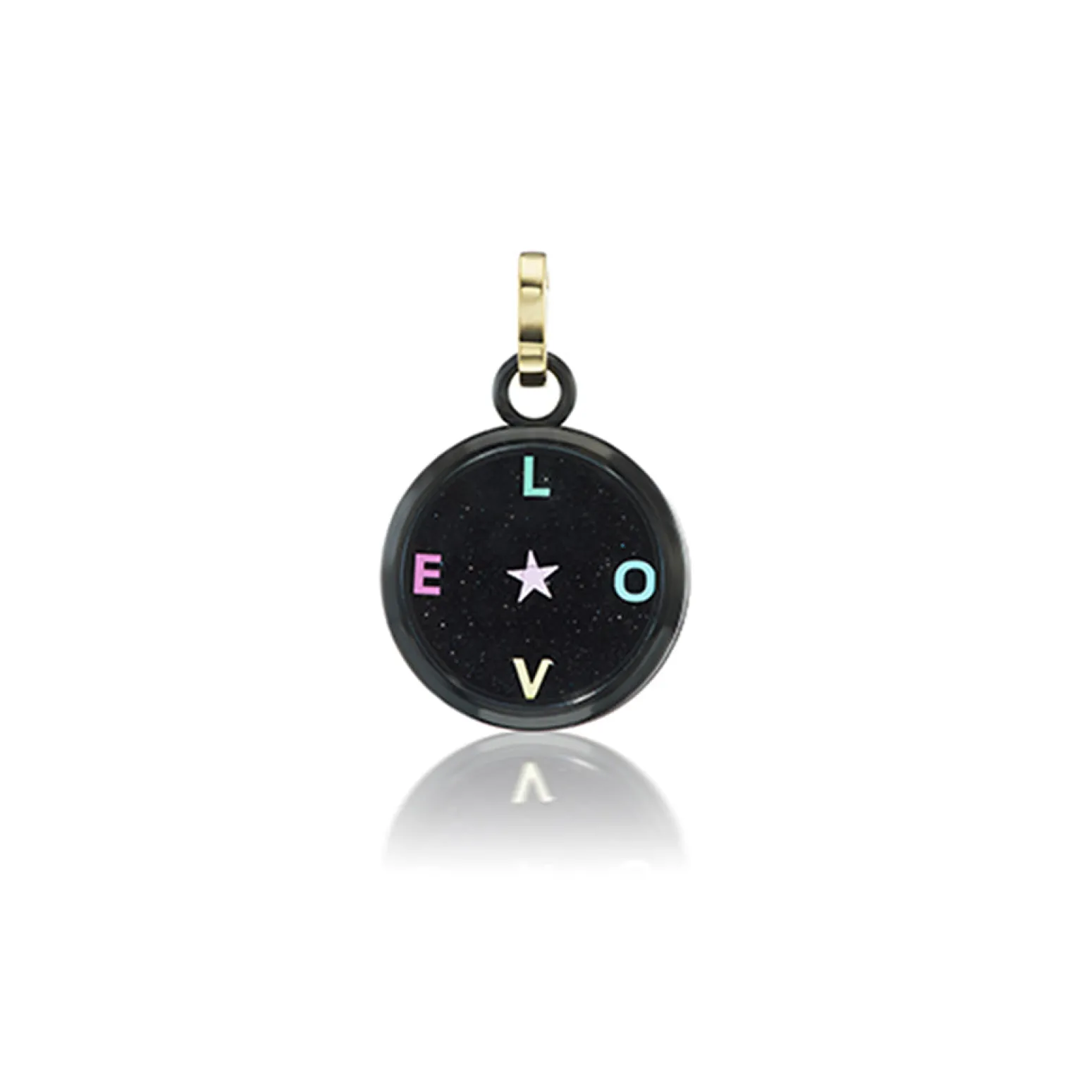 Carpe Diem Love Black Charm