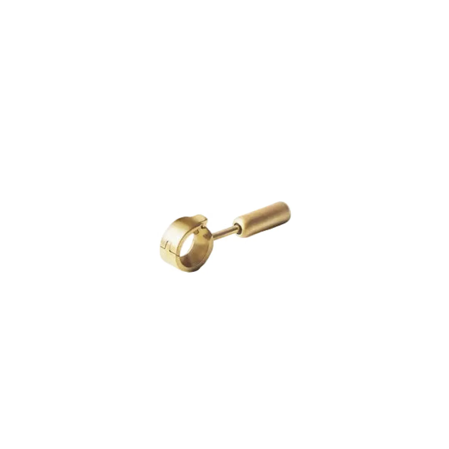 Circle Node Stud in Yellow Gold