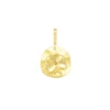 Clover Medal Charm in Yellow Gold