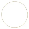 Construction Line Necklace in Yellow Gold