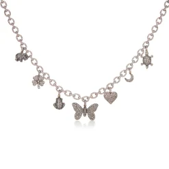 Diamond Heart Charm