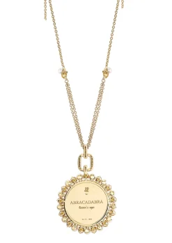 Eyes Wide Citrine Pendant in Yellow Gold