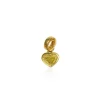 Fancy Color Heart Diamond in Bezel Charm