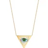 Isida Petit Vert Necklace in Plain Yellow Gold