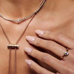 Latch Chain in Yellow Gold