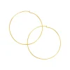 Maxi Dayal Hoop Earrings in Yellow Gold