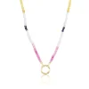 Multicolor Sapphire Beaded Necklace