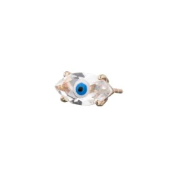 Rock Crystal Fortuneye Stud