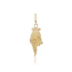 Short Fingers Crossed Charm