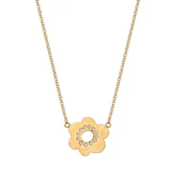 Small Daisy Diamond Necklace