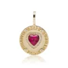 Small Greek Love Charm Pink Tourmaline