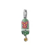 The Hurricane Sees Yellow Luchadores Charm with Tsavorite in White Gold