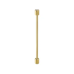 Yellow Gold and White Diamond 32mm Twist Pin Earring 03